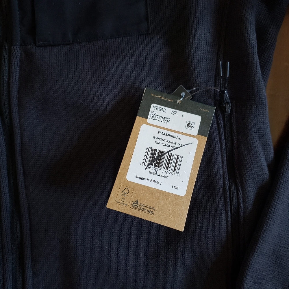 The North Face Women's Front Range Fleece Zip Black Jacket Size Large $130 - Picture 11 of 16